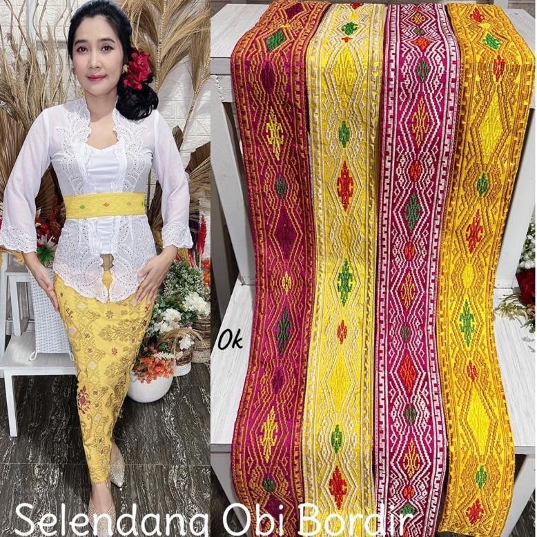 SELENDANG OBI BORDIR SONGKET BALI