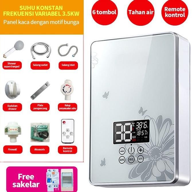 Pemanas air listrik instan yang dipasang di dinding/Water heater Suhu Konstan/pemanas air listrik Ka