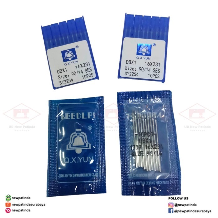 

Termantab] DB X 1 Q.X.YUN Jarum Mesin Jahit High Speed Industri