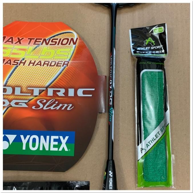 Raket badminton YONEX VOLTRIC 0.7DG SLIM+BONUS SENAR YONEX BG66 ORI Terlaris