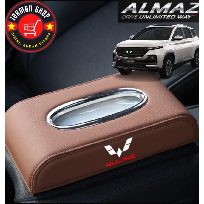 TEMPAT TISU MOBIL WULING ALMAZ KOTAK TISIU WULING ALMAZ HYBRID PREMIUM