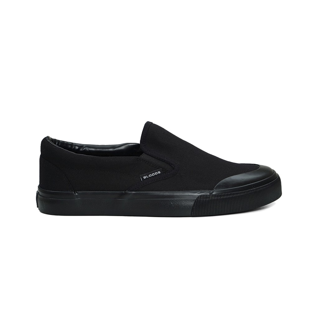 Bloods Shoes Sepatu Sneaker Slip On Keith 02 Black