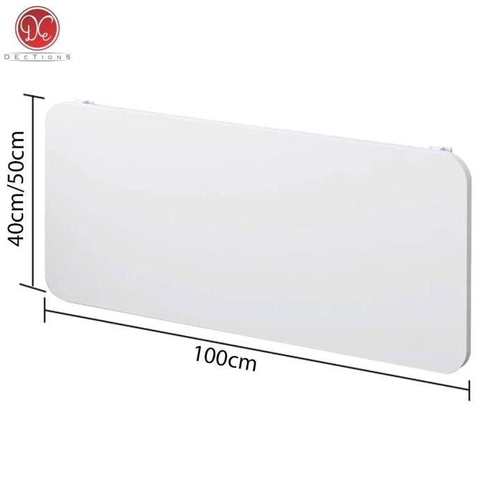 Meja Lipat Dinding 100x50cm Meja Belajar / Meja Laptop / Meja Makan