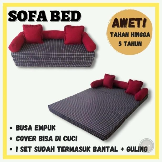 Sofabed Kasur Lipat Sofa Bed Garansi 5 Tahun In The Box Exclusive
