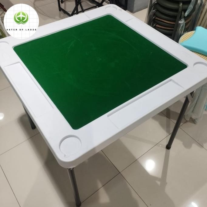 Krisbow meja mahjong /meja poker/meja lipat serbaguna/Meja teras