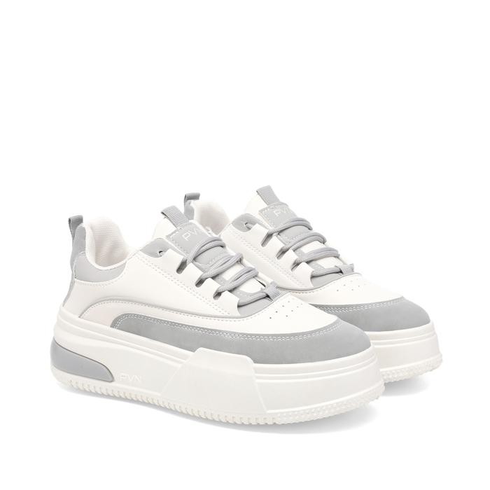 Pvn Jeno Sepatu Sneakers Wanita Shoes Grey 438