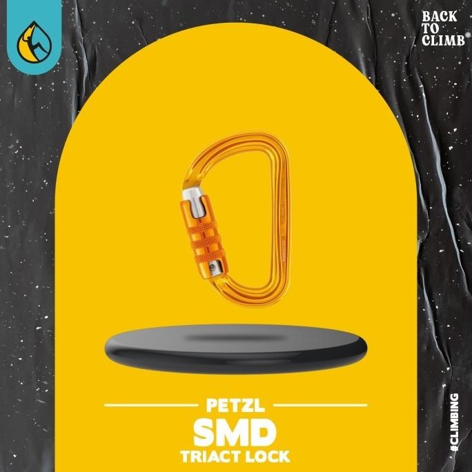 Petzl SMD Triact Lock Ultralight Safety Climbing Carabiner