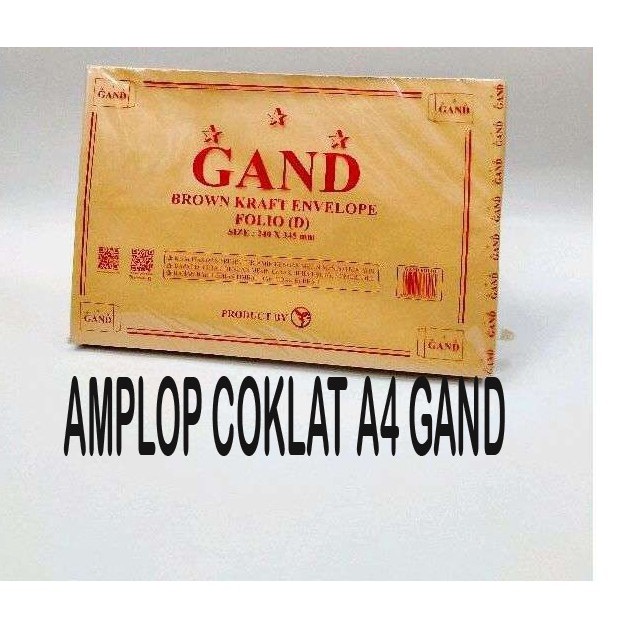 

Gand Amplop Coklat A4 Gand Isi 100 Original