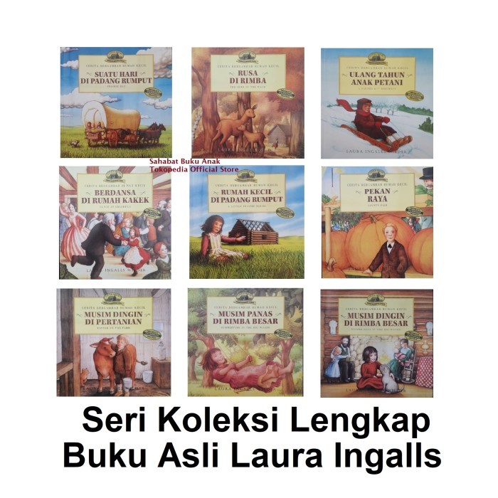 HOT SALE Buku Cerita Anak Rumah Kecil di Padang Rumput Little House Laura Ingalls Wilder