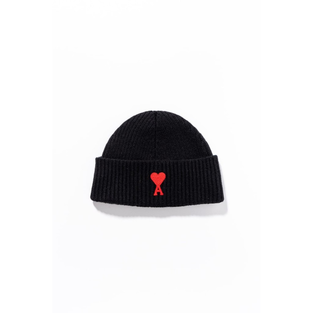 HOT SALE AMI PARIS Big red ami de coeur beanie