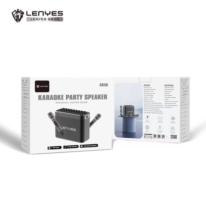 Lenyes Speaker S830 Hifi Mega Bass Tws Bluetooth Speaker Ktv