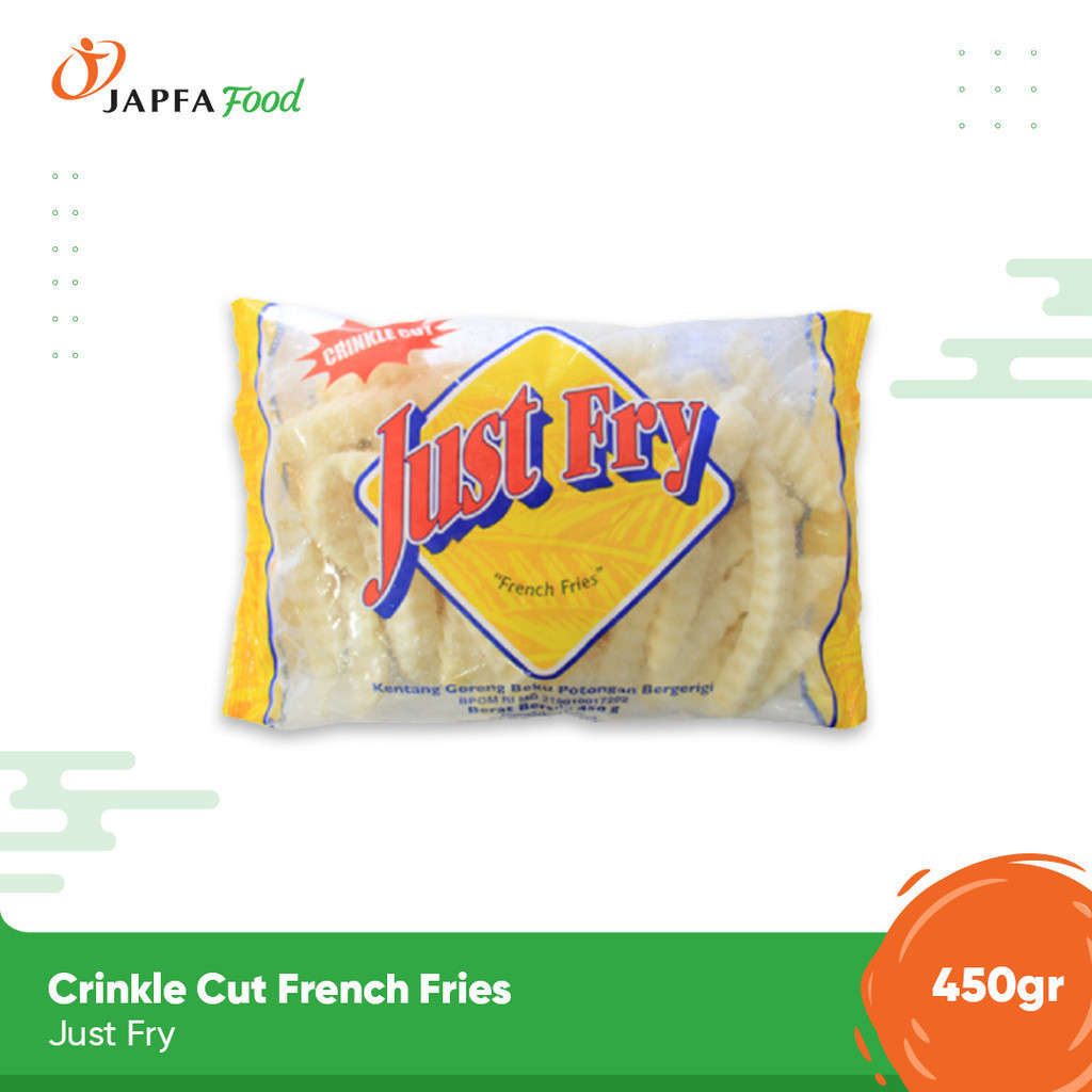 

Just Fry Kentang Goreng / Crinkle Cut French Fries 450 gr