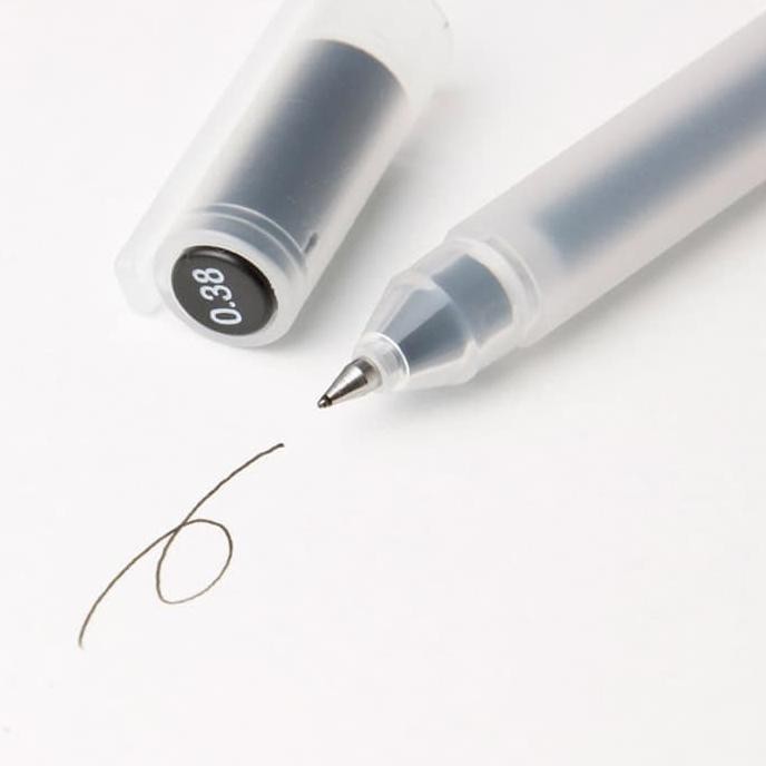 

Muji Gel Ink Pen BLACK 0.5 or 0.38mm