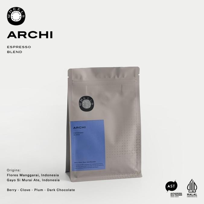 

Archi 100% Arabica Blend Wheels Coffee Roasters