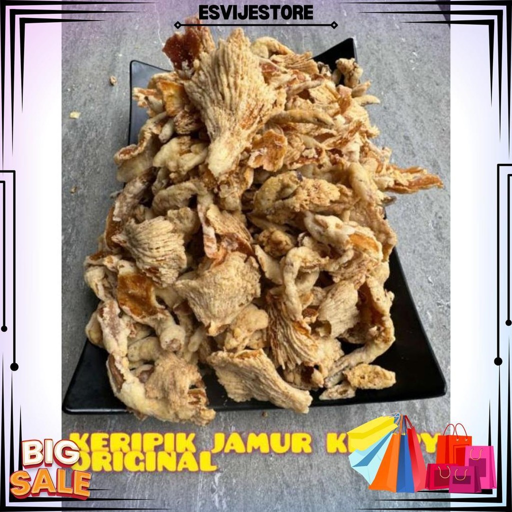 

Keripik Jamur 500 Gram D Terlaris
