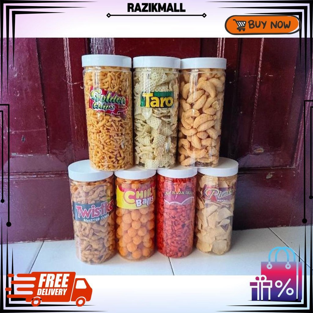 

Snack Branded Chiki Edisi Toples Tebal 1300Ml Hari Raya Lebaran Hampers D Promo Puncak