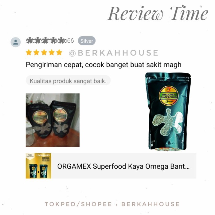 

ORGAMEX SUPERFOOD BIJI-BIJIAN ORGANIK