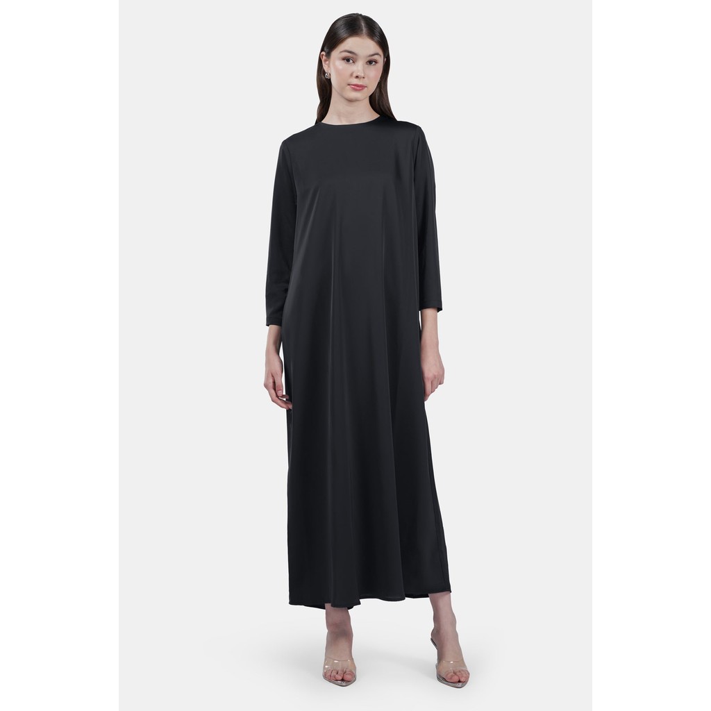 Benang Jarum Black Label - Basic Maxi Dress - Black