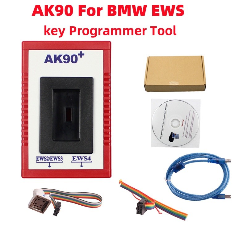 PUJASERRAZ AK90 For BMW V3.19 AK90+  Car Key Programmer For BMW EWS From 1995-2009 AK90 Key Programm