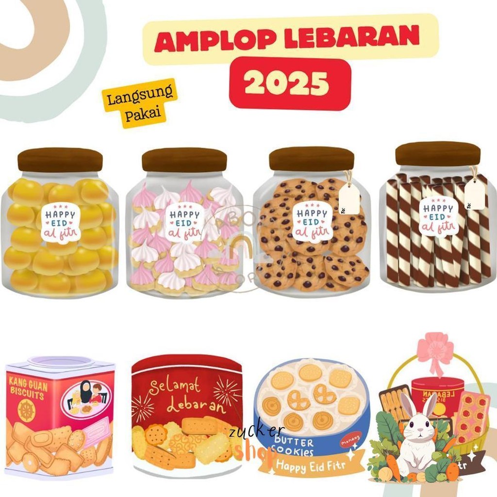 

(Isi 10Pcs) Amplop Lebaran 2025 3D Viral 2 Sisi Amplop Unik Lucu Amplop Idul Fitri - Aboy Store Diskon