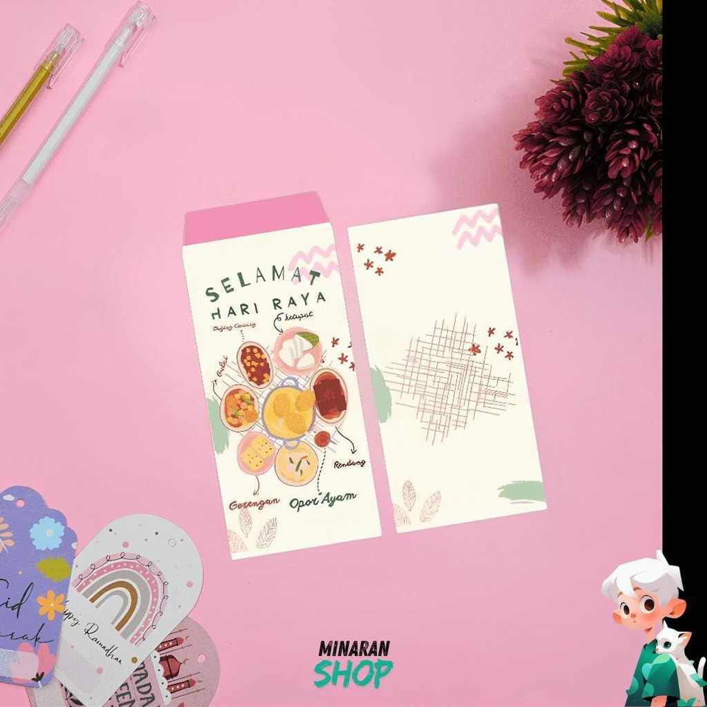 

[ Isi 30 Pcs ] Amplop Lebaran Panjang/Angpao Lebaran/Amplop Lebaran Aesthetic/Amplop Thr Idul Fitri 2025 Murah