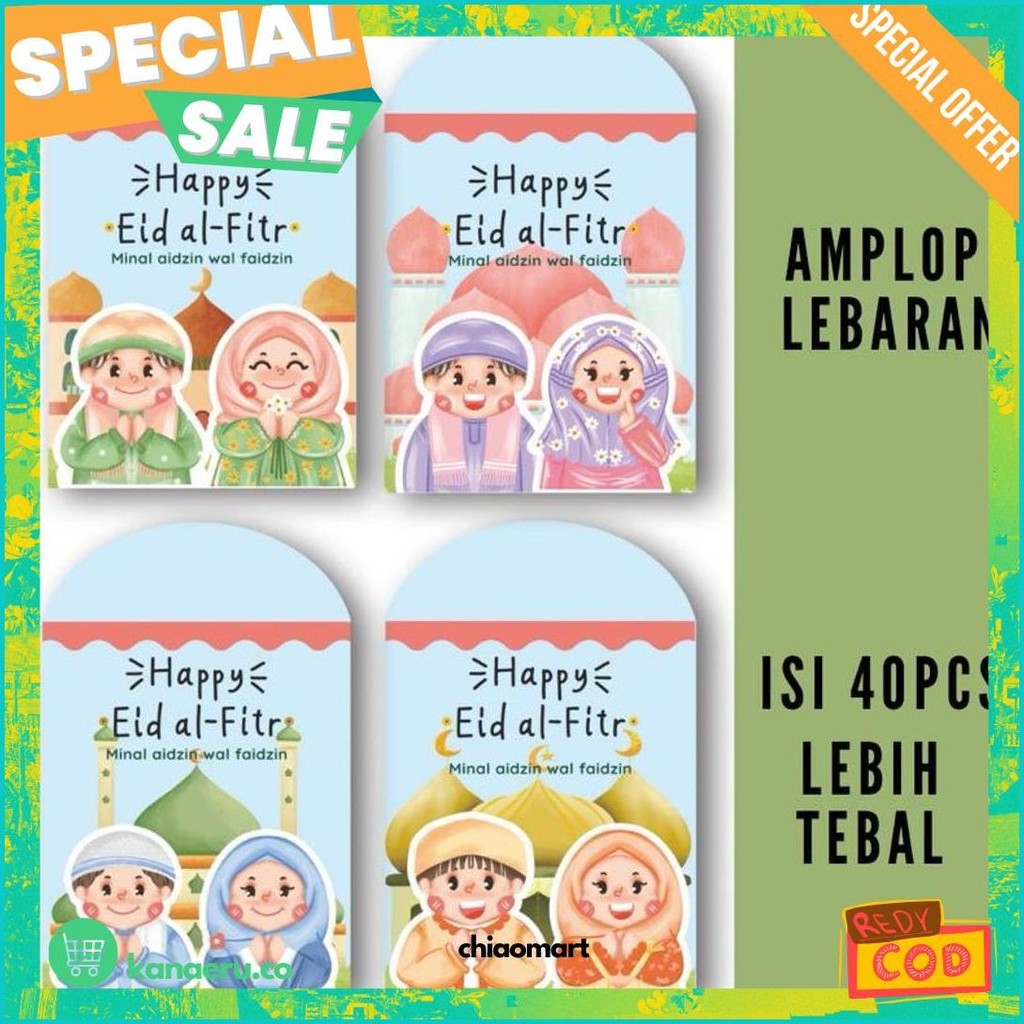 

Amplop Lebaran Isi 40 Pcs Angpao Lebaran Murah