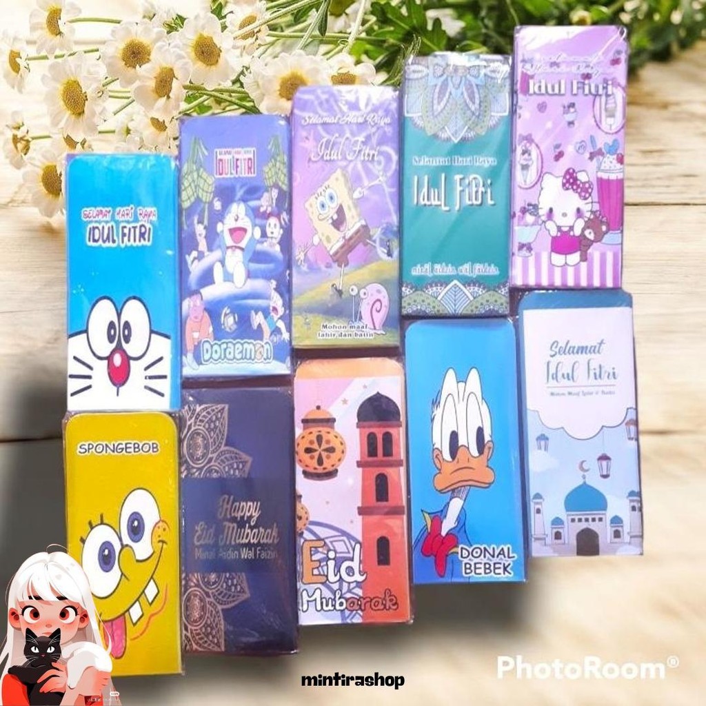 

Promo 20 Pack Isi 200 Amplop Lebaran Jumbo /Packet ..7X18 Diskon