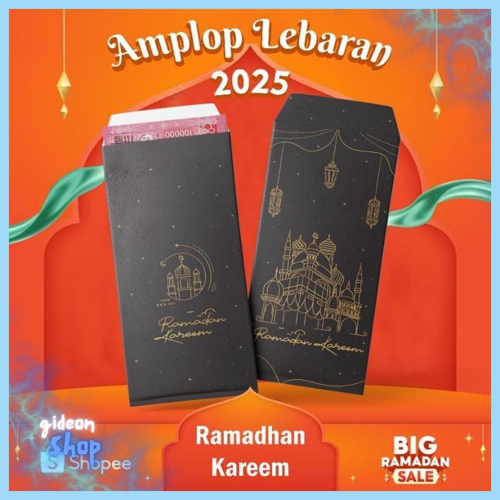 

(30Pcs) Amplop Lebaran Idul Fitri 2025 Amplop Thr Angpao Lebaran Idul Fitri Panjang Premium Diskon