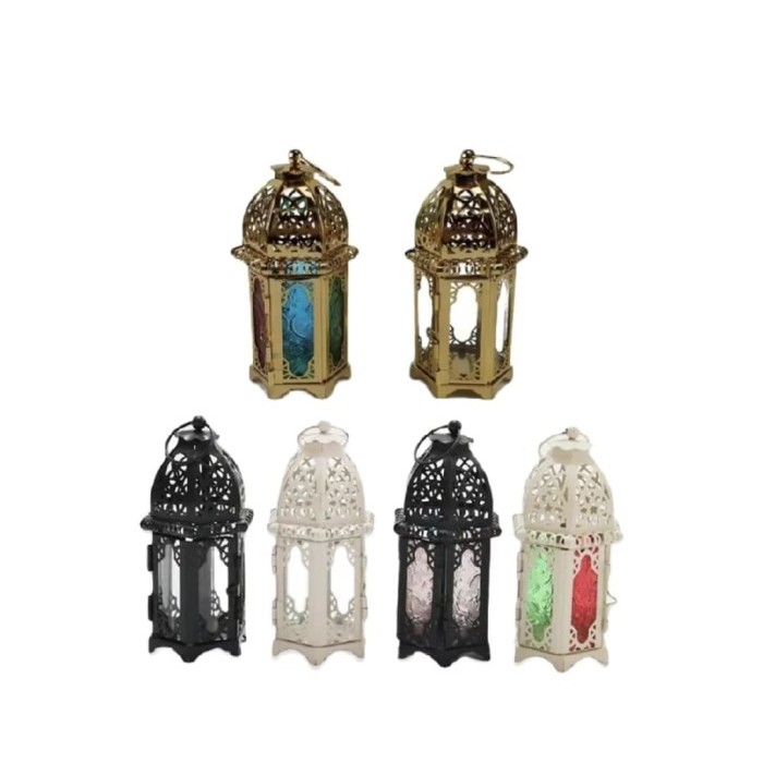 

New! HIASAN DEKORASI KUBAH LENTERA CANDLE HOLDER NYALA LED BATERAI MAROKO MEDITERANIA BESI GOLD EMAS SILVER BRONZE IDUL FITRI LEBARAN EID MUBARAK RAMADHAN KAREEM MESIR ARAB PAJANGAN TEMPAT LILIN NYALA - CANDLE HOLDER Lebaran