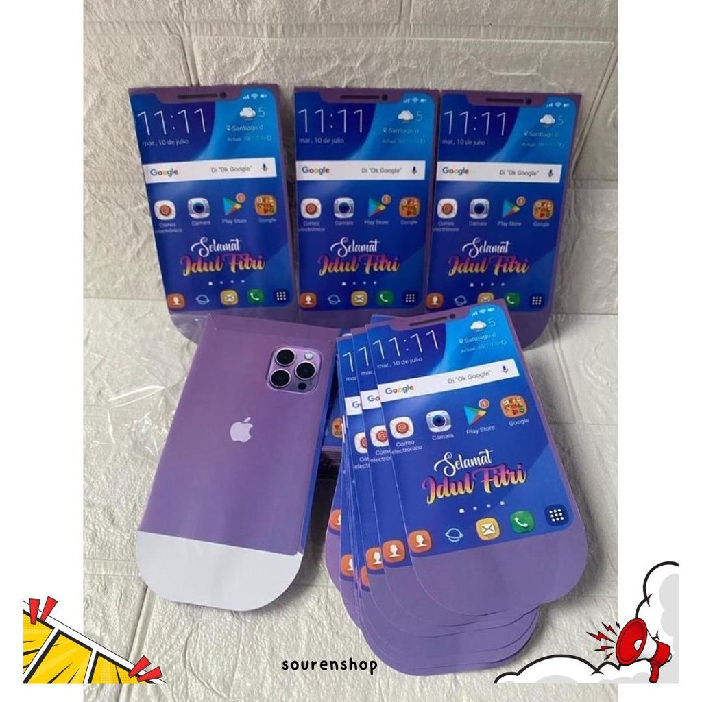 

Amplop Ampau Lebaran Motif Iphone Uk Medium Isi 100 50 10 Lembar - Iphone Mix, 100 Lembar Kilat