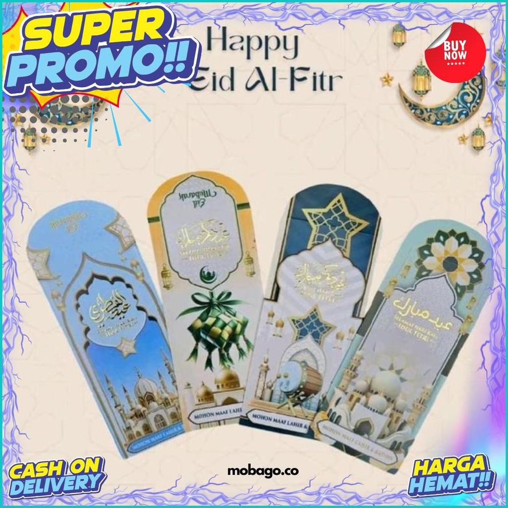 

Amplop Ampau Lebaran Poli Embos Isi 25Pcs Murah