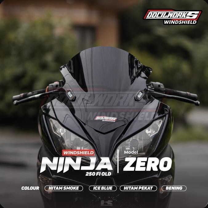 Windshield Ninja 250 Fi Model Zero Visor Ninja 250 Fi Not Zero Gravity