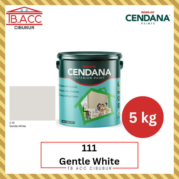 Product Laris Cat Tembok Mowilex Cendana 111 Gentle White