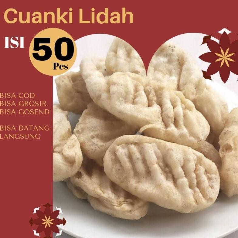 

- Cuanki Lidah isi 50 pcs - Cuankie - toping seblak - baso aci - bakso