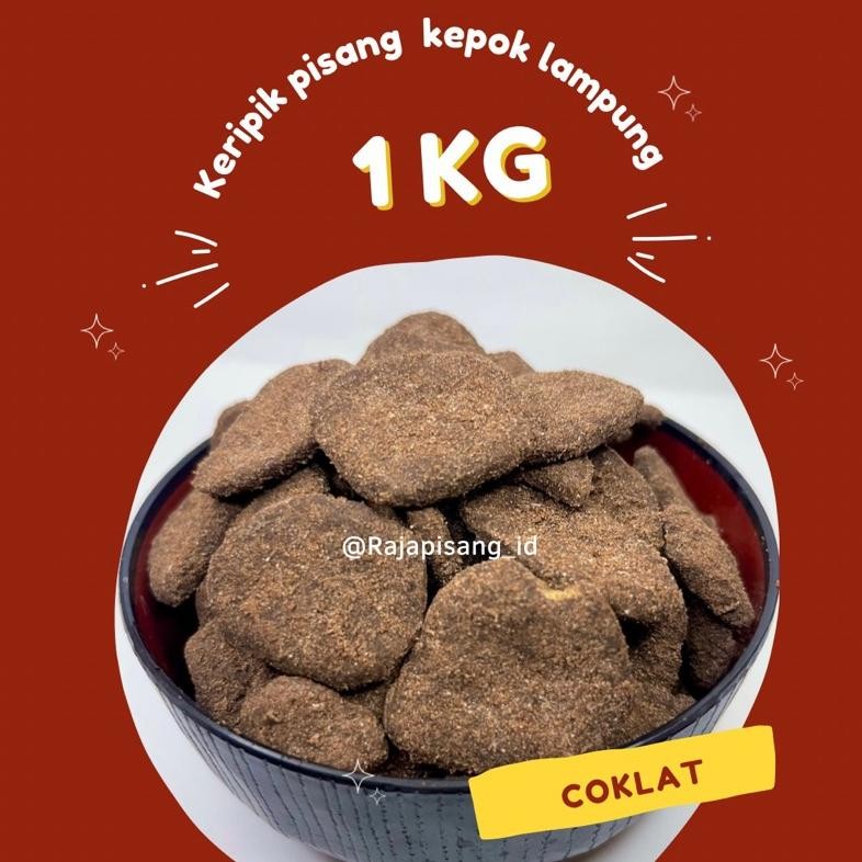 

1 kg keripik pisang coklat & aneka rasa khas Lampung (irisan koin)