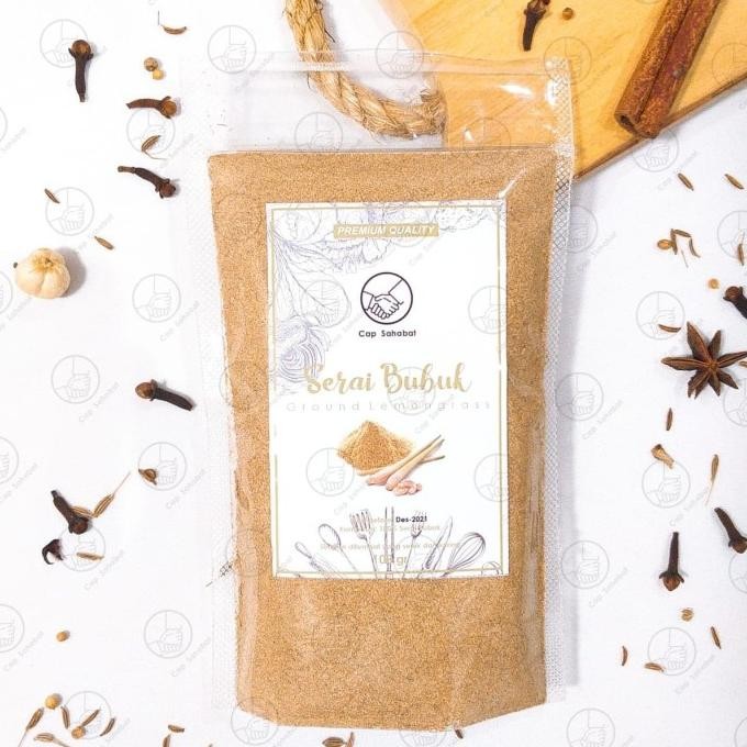 

100gr Serai Bubuk / Murni / Ground Lemongrass / Rempah / JSR 100%