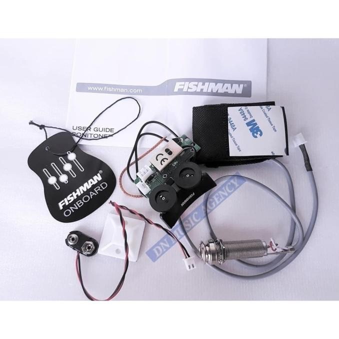 Premp Gitar Eq Spul Gitar Onboard Fishman Vt1 Sonitone Original Dan Terlaris