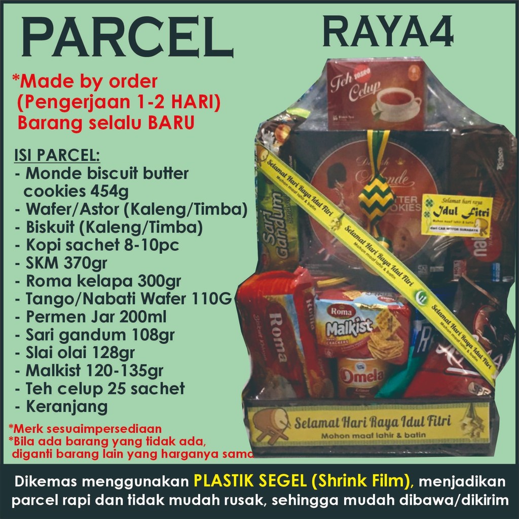 

(KHUSUS INSTANT) PARCEL LEBARAN 300 RB | BINGKISAN LEBARAN | HAMPERS LEBARAN | HADIAH LEBARAN