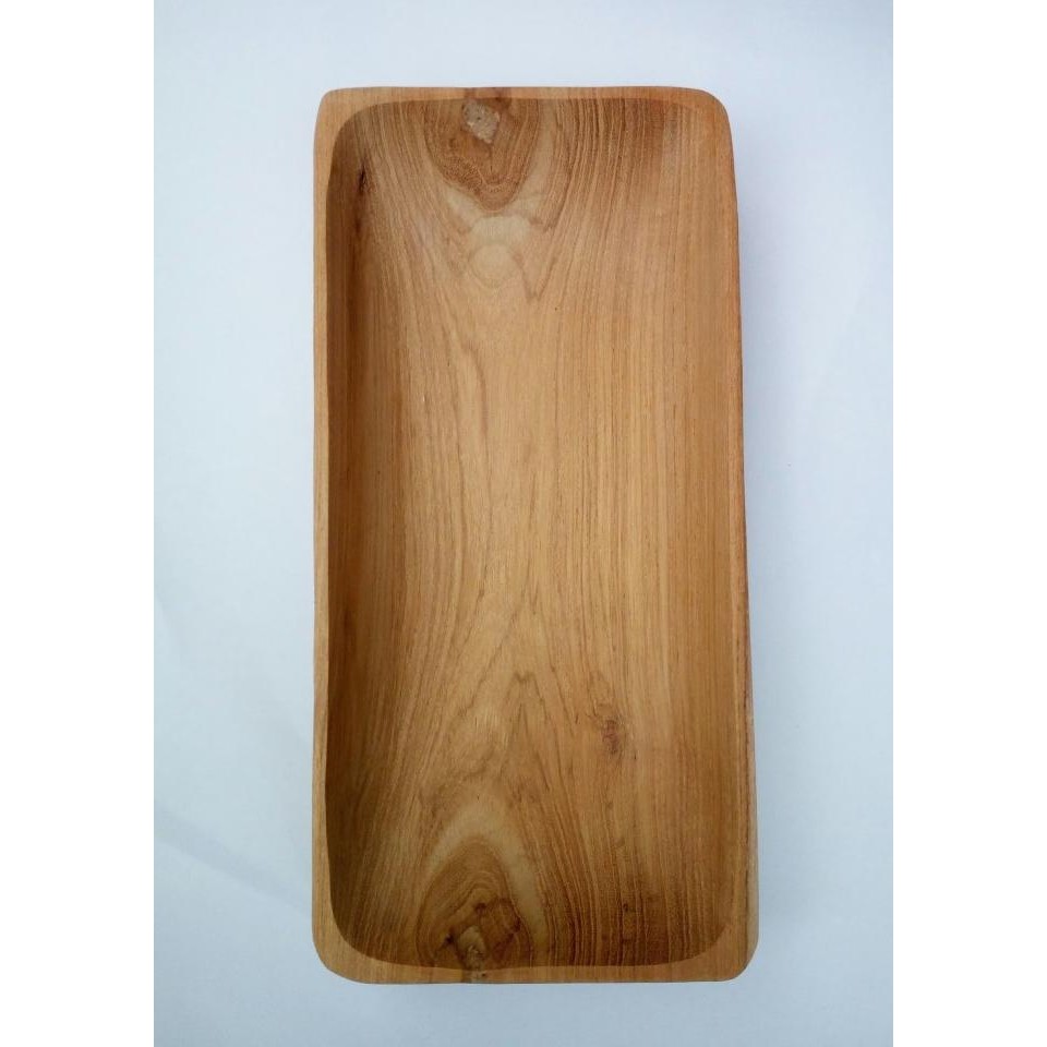 ~~~] Piring kayu / piring kayu jati / piring kayu panjang