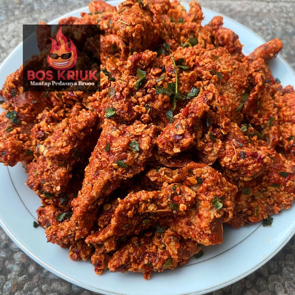 

Kripik Kulit ayam Crispy 500 Gram / 1/2 KG kulit ayam krispi / krispy Aroma Daun Jeruk
