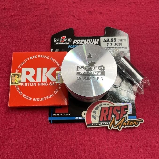PISTON MOTO 1 59 PEN 14 M1R FORGED ORIGINAL DAN TERPERCAYA