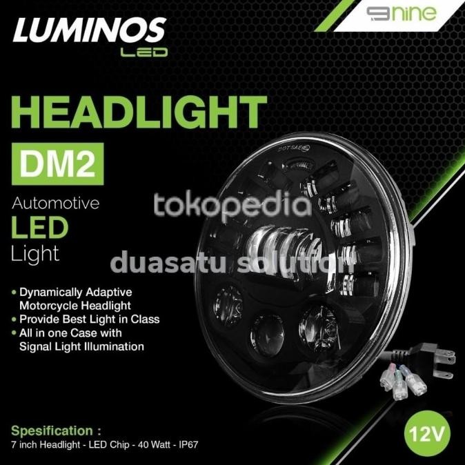 LED DAYMAKER LUMINOS 5.75INCH DAYMAKER CUSTOM HARLEY 7INCH UNIVERSAL Terlaris