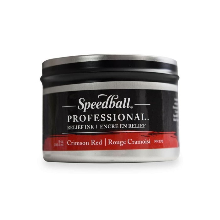 

Speedball Professional Relief Ink 8 oz Crimson Red