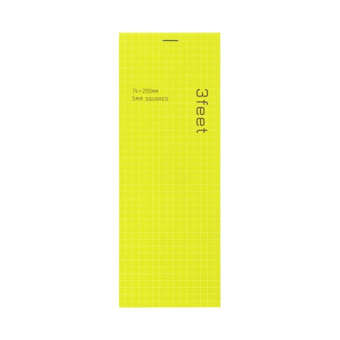 

MARUMAN 3feet Notepad 74x200mm - 5mm Squared (N762)