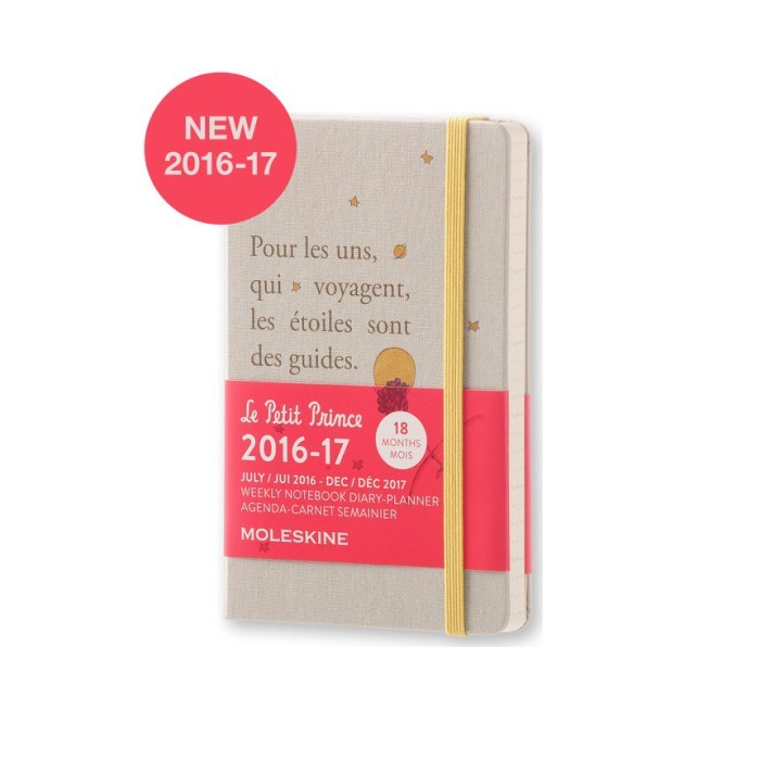 

MOLESKINE Le Petit Prince Pocket Light Grey 18 Months Weekly Planner