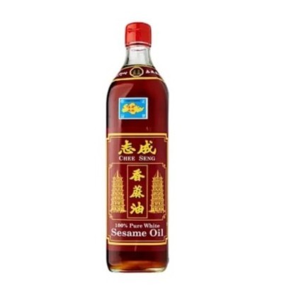 

MINYAK WIJEN / PURE WHITE SESAME OIL CHEE SENG PAGODA SINGAPORE 375 ML KODE 586