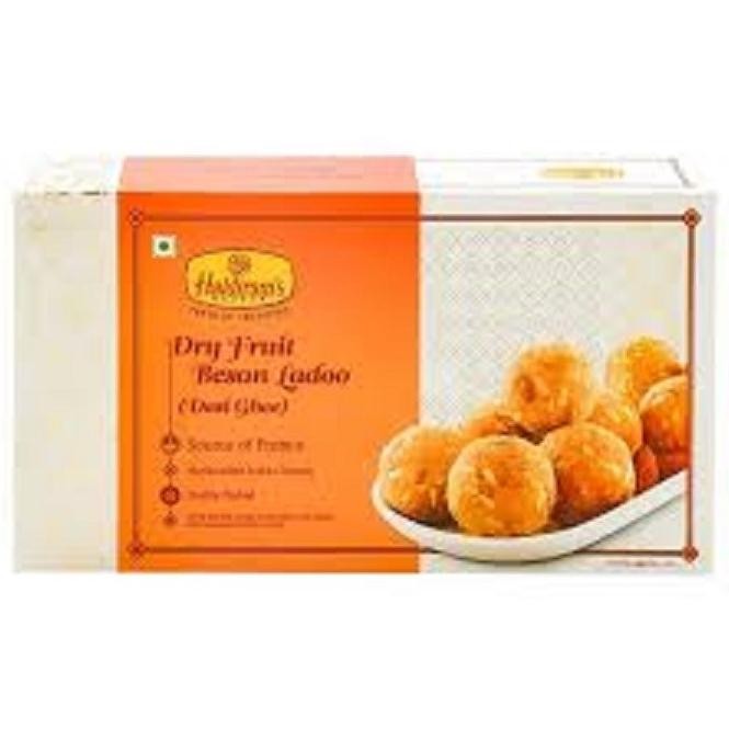 

%$%$%$%$] DRY FRUITS BESAN LADOO(Desi Ghee) HALDIRAM'S 250G / Manisan India / Indian Sweets