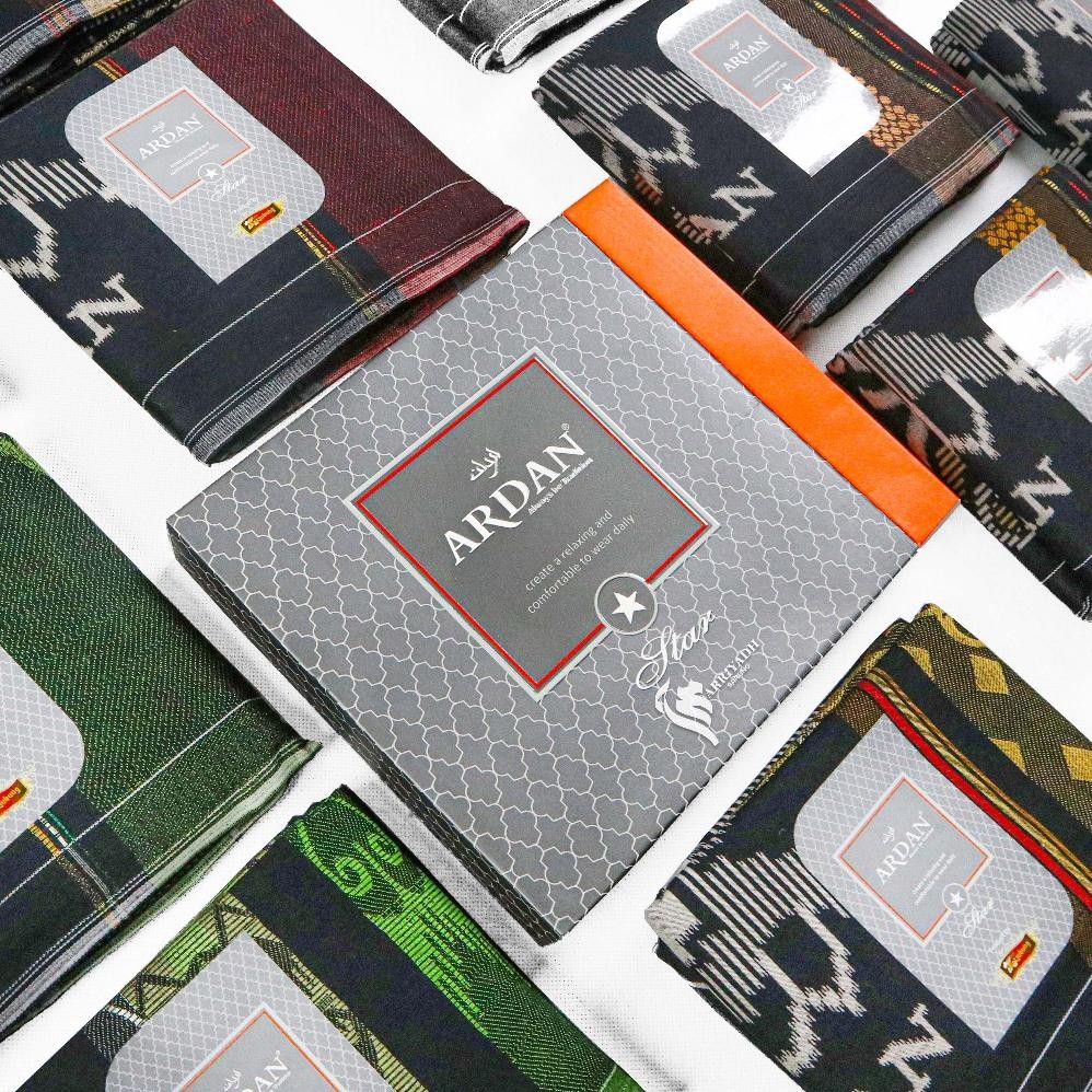 DESPO SARUNG ARDAN S MOTIF GTK STK TKP DKM JKM KDS JACQUARD SONGKET GUNUNG TIMBUL HITAM PUTIH WARNA