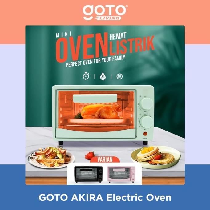 Goto Akira Oven Listrik Mini 12L Pemanas Makanan Microwave Low Watt [terbaik]