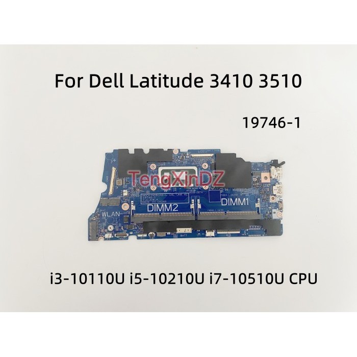 TERBARU Dell Latitude 3410 3510 Laptop Mainboard-19746-1 Mesin Motherboard
